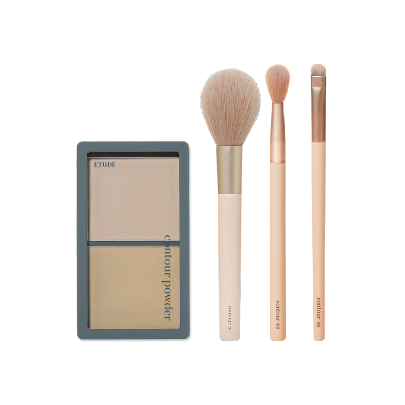 그림자 쉐딩 3호 재조명 + 브러쉬 3종 (턱/코/눈)