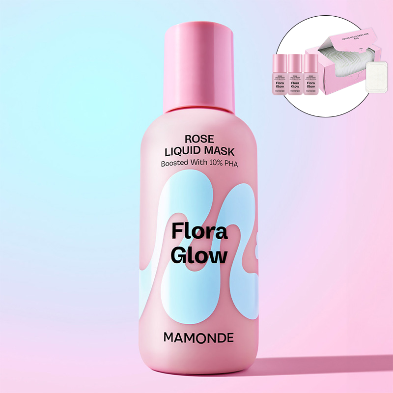NEW 플로라글로우 로즈 리퀴드 마스크