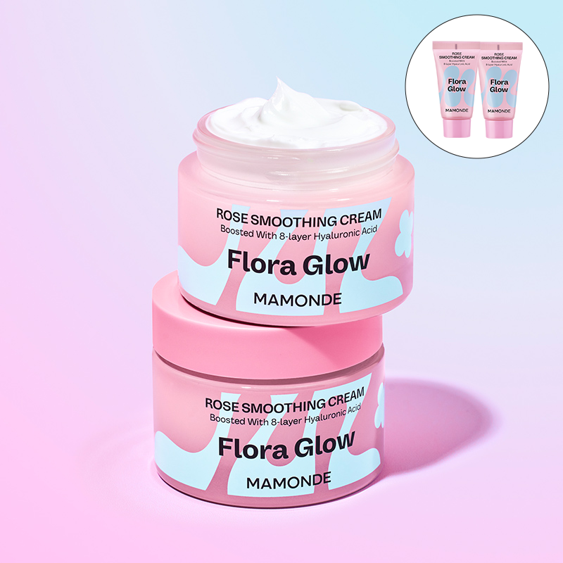 NEW 플로라글로우 로즈 스무딩 크림