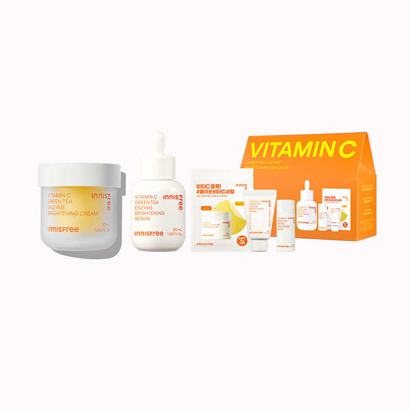 비타C 그린티엔자임 잡티 토닝 세럼 50ml + 크림 50ml