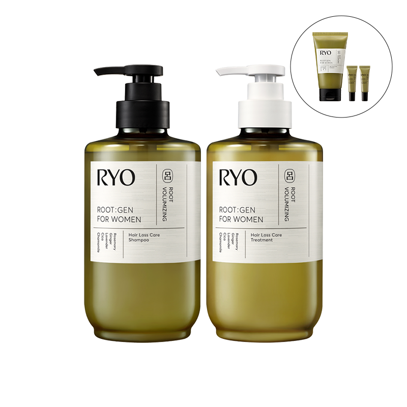루트젠 여성 맞춤 탈모증상전문케어 샴푸+트리트먼트