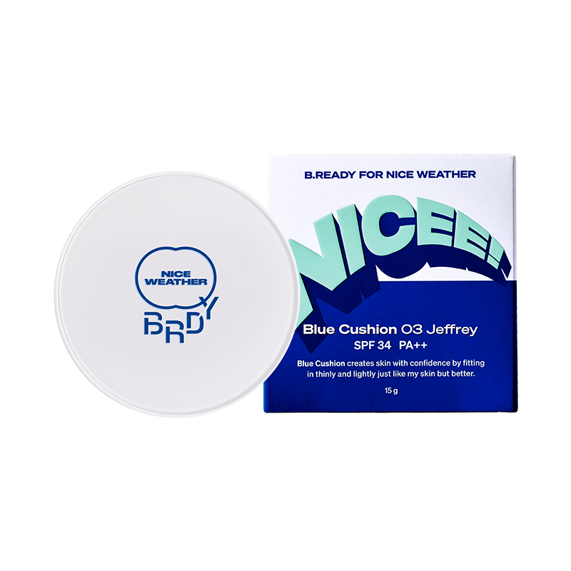 비레디x나이스웨더 블루 쿠션 SPF34/PA++