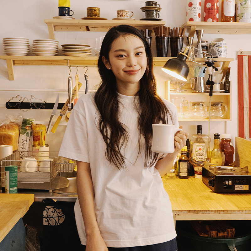 아모레몰 X 스텐스 그래피티 블루 드래곤 티셔츠